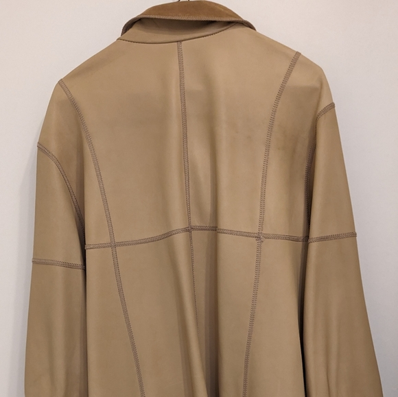 INCREDIBLE PERA PELLE Reversible ITALIAN Leather/Suede Jacket- L - Picture 5 of 12